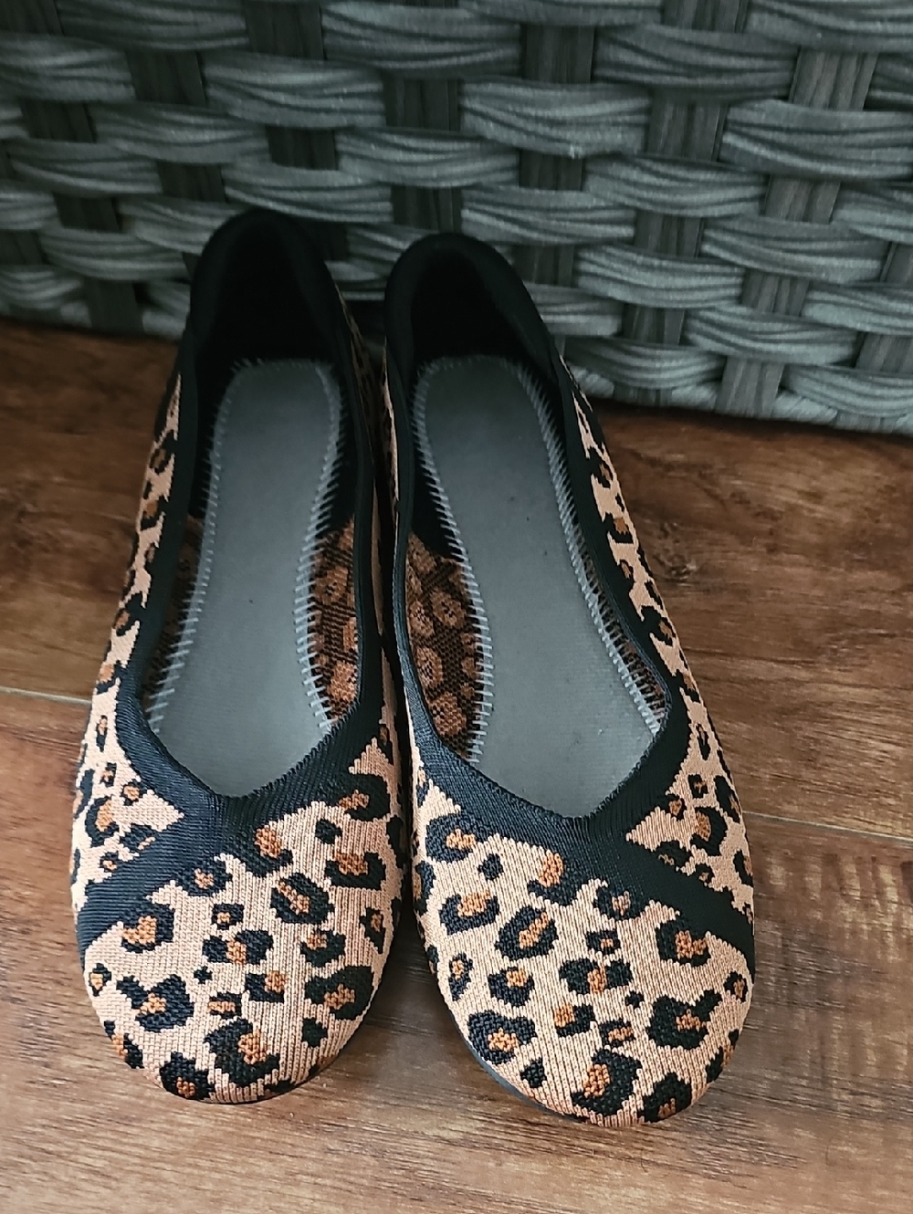 Clarks Cloudsteppers Women's Carly Wish Ballet Flats in Brown Leopard Print